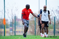 Otto Addo and Andre Ayew - File photo