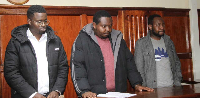 The three were arrested in Uganda on suspicion of shooting killing Dr Victoria Mutiso in Nairobi.