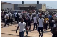 Some applicants leaving the El-Wak stadium