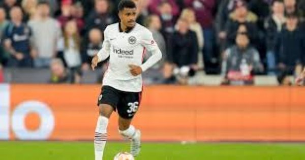 German Ghanaian winger Ansgar Knauff