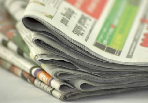 Stories making headlines on the front pages in the major newspapers