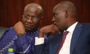 Majority Leader, Osei Kyei Mensah Bonsu in talks with Minority leader, Haruna Idrisu