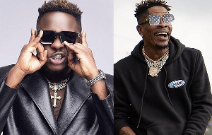 Shatta Wale (Right) and Medikal (Left)
