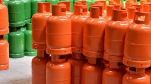 Some gas cylinders for display