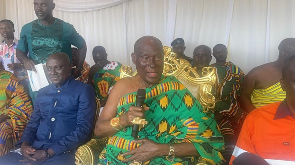 Nana Appiah II addressing the gathering