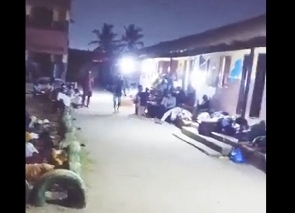 Some voters slept at the polling station