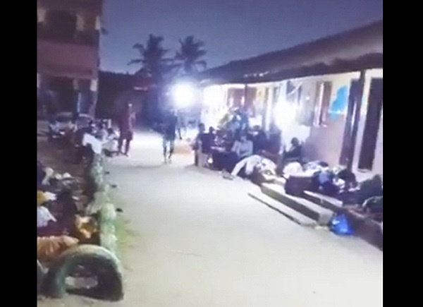 Some voters slept at the polling station
