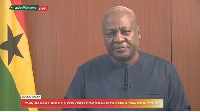 Former President John Mahama is hoping to return to the Jubilee House after the December polls