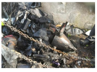 Sky Arrow microlight helicopter crashed into a school compound at Tema Community 1