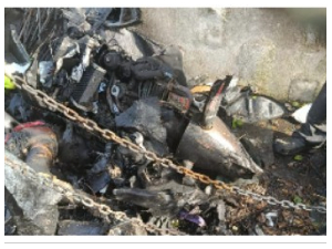 Sky Arrow microlight helicopter crashed into a school compound at Tema Community 1