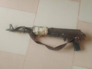 A photo of the assault rifle