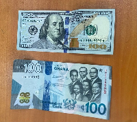 File photo of Cedi and US Dollar notes