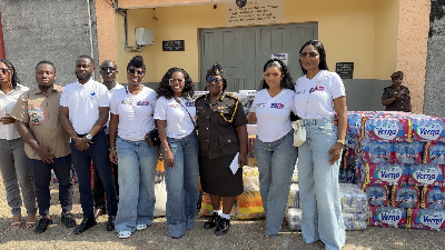 The visit brought together women leaders and partners who donated essential items
