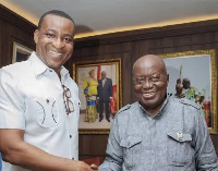 Former President Akufo-Addo and Chairman Wontumi pictured together