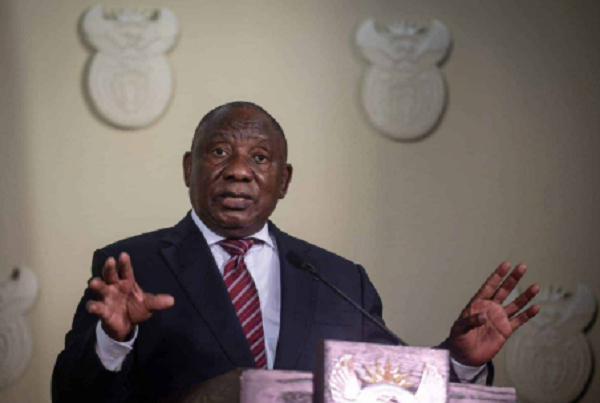 South African President Cyril Ramaphosa