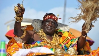 The paramount chief of Cape Coast, Oguaamanhen Osabarimba Kwesi Atta II
