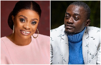 Gospel musician Diana Asamoah (L) and Kumawood actor LilWin (R) have clashed online