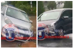 Flooded gutters trap vehicles on UG campus following downpour