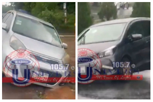 Some Drivers Suffered Damage To Their Vehicles After Parts Of The Campus Became Flooded.