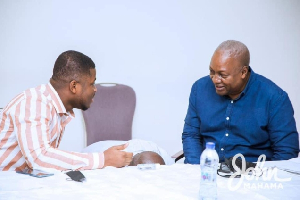Sammy Gyamfi and John Mahama