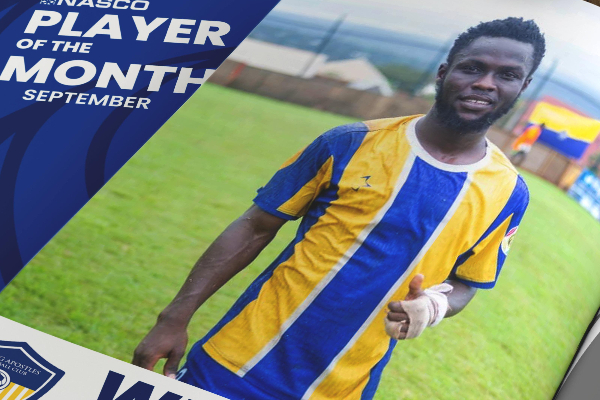 Richmond Opoku plays for Young Apostles FC
