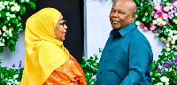 President Samia Suluhu and husband Hafidh Ameir Hassan