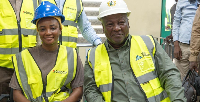 The female NSS person has secured instant employment from Mahama