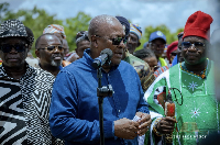 John Dramani Mahama is the President of the Republic of Ghana