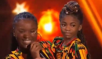 Afronitaaa and Abigail at the Britain's Got Talent show