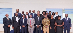 Participants in a group photo after the meeting