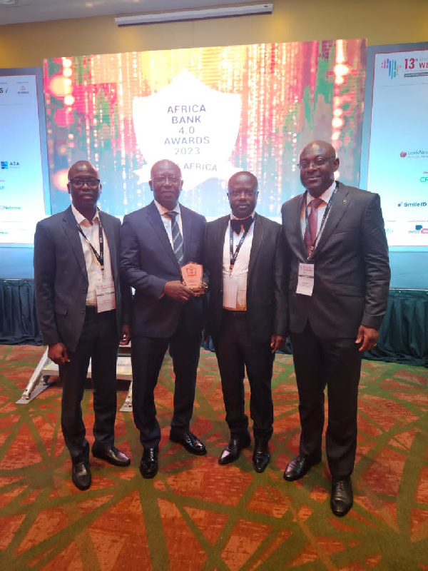 The prestigious award was presented during the recent Africa Bank 4.0 Summit in Niigeria