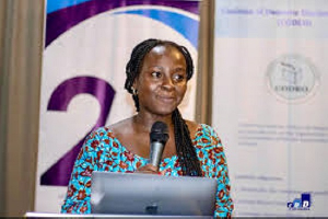 Programmes Officer at the Centre for Democratic Development (CDD-Ghana), Vera Abena Addo