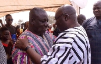 Adongo hugging Bawumia