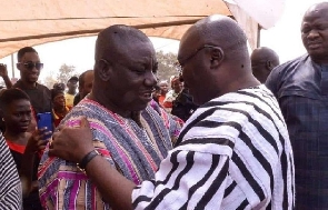 Dr Bawumia with Isaac Adongo