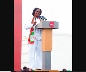 Running mate for the NDC, Prof. Naana Jane Opoku-Agyemang