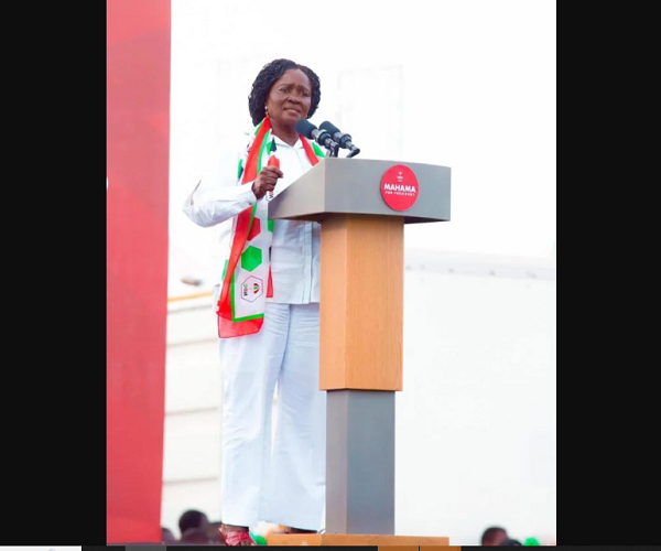 Running mate for the NDC, Prof. Naana Jane Opoku-Agyemang