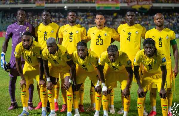 Black Stars squad revealed ahead of Central African Republic and Comoros Games