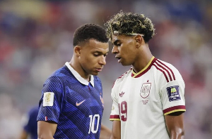 Kylian Mbappe (in blue jersey) lost to Lamine Yamal's Spain in World Cup semi-final Kylian Mbappe (in blue jersey) lost to Lamine Yamal's Spain in World Cup semi-final