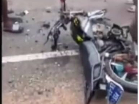 The motobike accident claimed the life of two persons