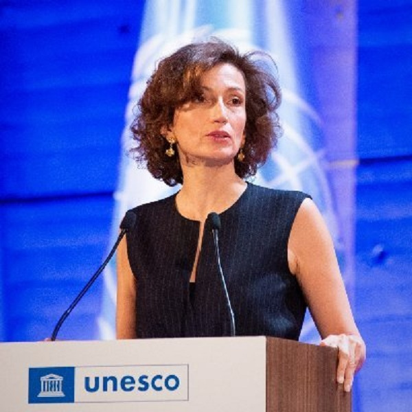 Director-General of UNESCO, Audrey Azoulay