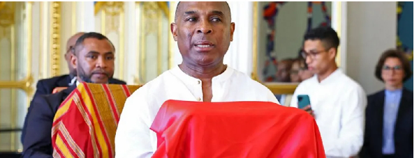 The skull of a Malagasy king killed by French troops finally returned