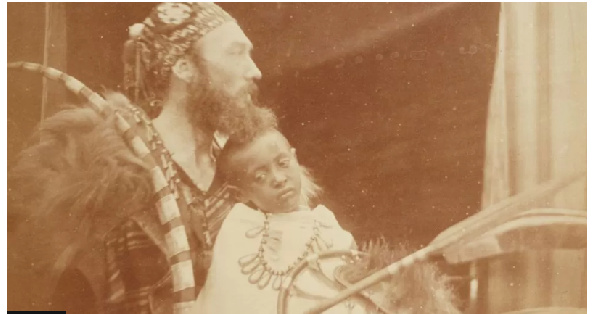 Captain Charles Speedy (L), who accompanied Prince Alemayehu (R) from Ethiopia, became his guardian