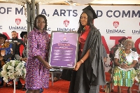 Hollard rewards UniMac’s Valedictorian Gwendy Tetteh with a Hollard Prize