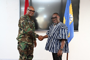 Brigadier General Paul Seidu Tanye-Kulono and Ransford Gyampo