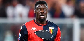 Ghana forward Caleb Ekuban scores first goal of the season as Genoa beat Sassuolo