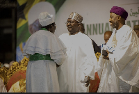 Dr Mahamudu Bawumia among other Islamic cleric
