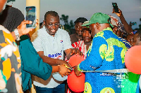 Dr Mohammed Amin Adam among other stakeholder during the commissioning