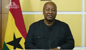 John Dramani Mahama is the President of Ghana