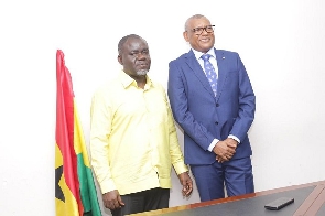 Adelino Afonso Fernandes Rosa Cardoso and Kwaku Ofori Asiamah, Minister of Transport