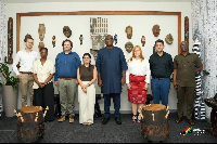 A delegation from the European Parliament with CEO of GIPC